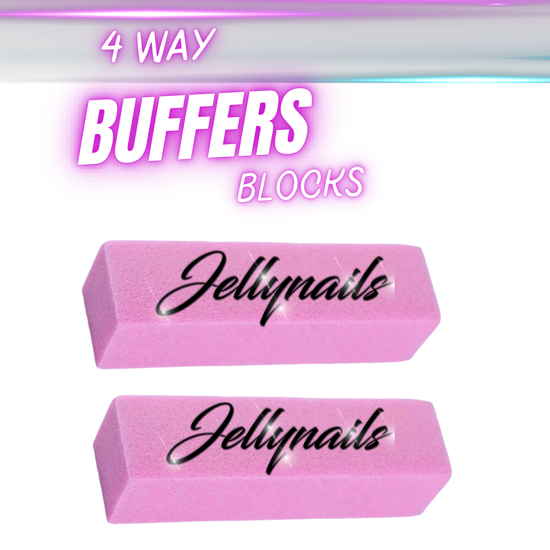 4 way Nail buffers Square block 150 grit double-sided professional sander