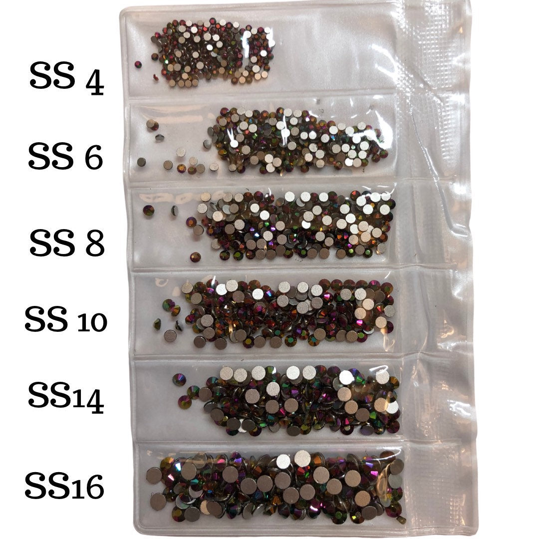 Galaxy Glass rhinestones Stones 1440 pcs in bag nail art