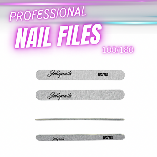 100/180 Grit  Professional Nail files Emery Board double sided