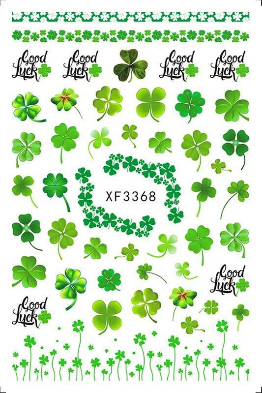 St. Patrick’s Day Nail decals self adhesive stickers art supplies