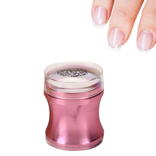 Silicone stamper clear top & bottom nail art French tip DIY